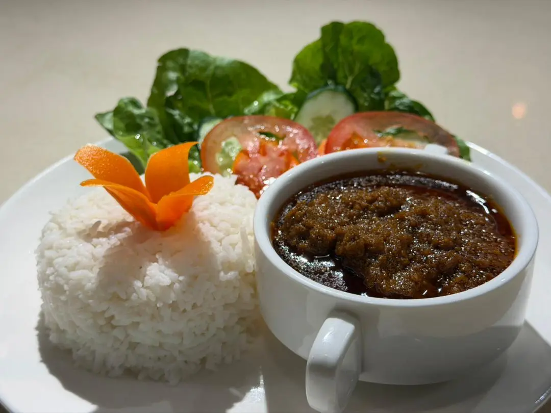 Rice dishes at Audio Haus — heritage Malaysian rice sets